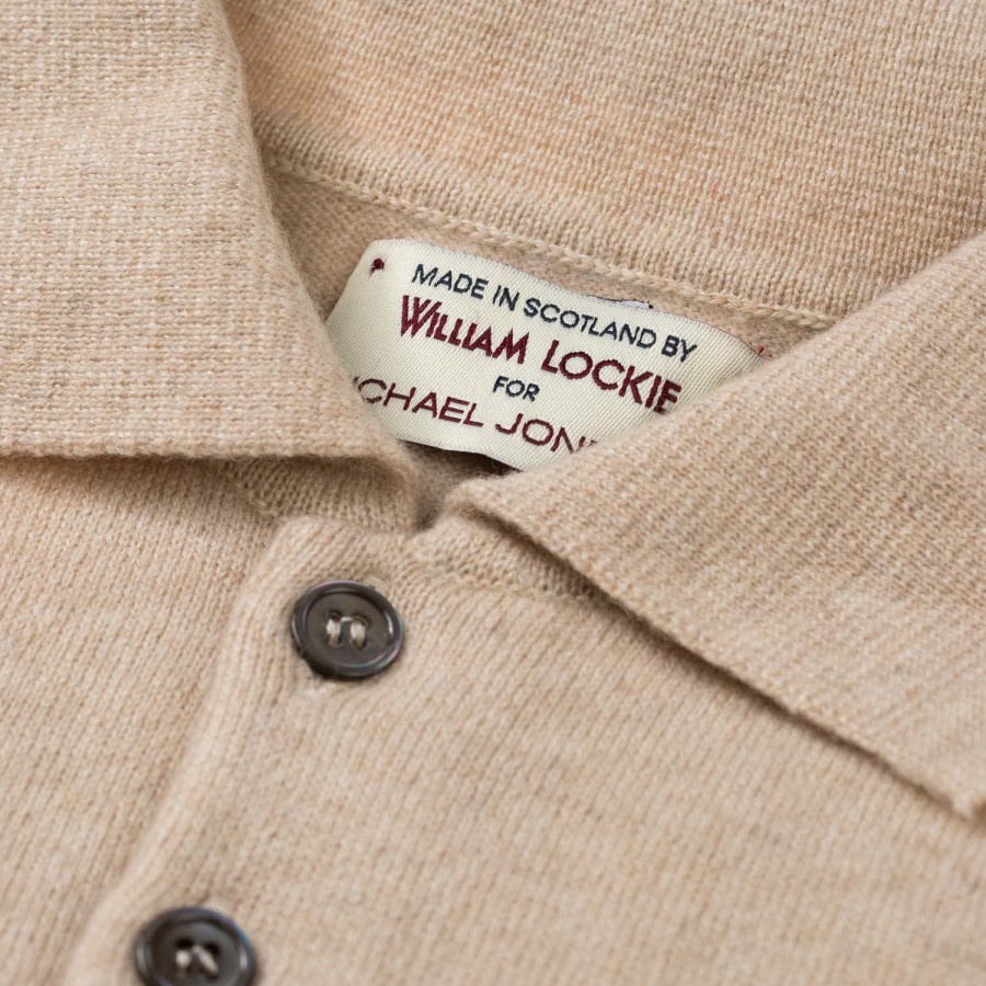 Knitwear | William Lockie Knitted Polo "Oxton Sportshirt" Made Of Fine Scottish 1-Ply Cashmere