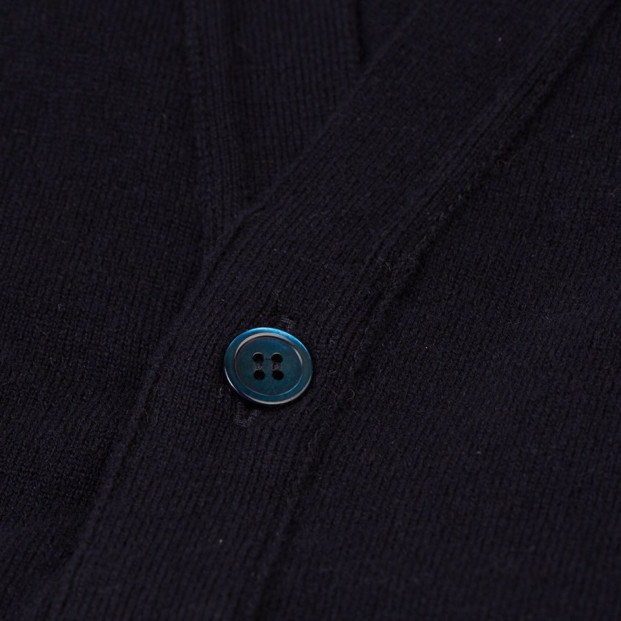 Knitwear | William Lockie Waistcoat "Oxton Waistcoat" Made Of Fine Scottish 1-Ply Cashmere