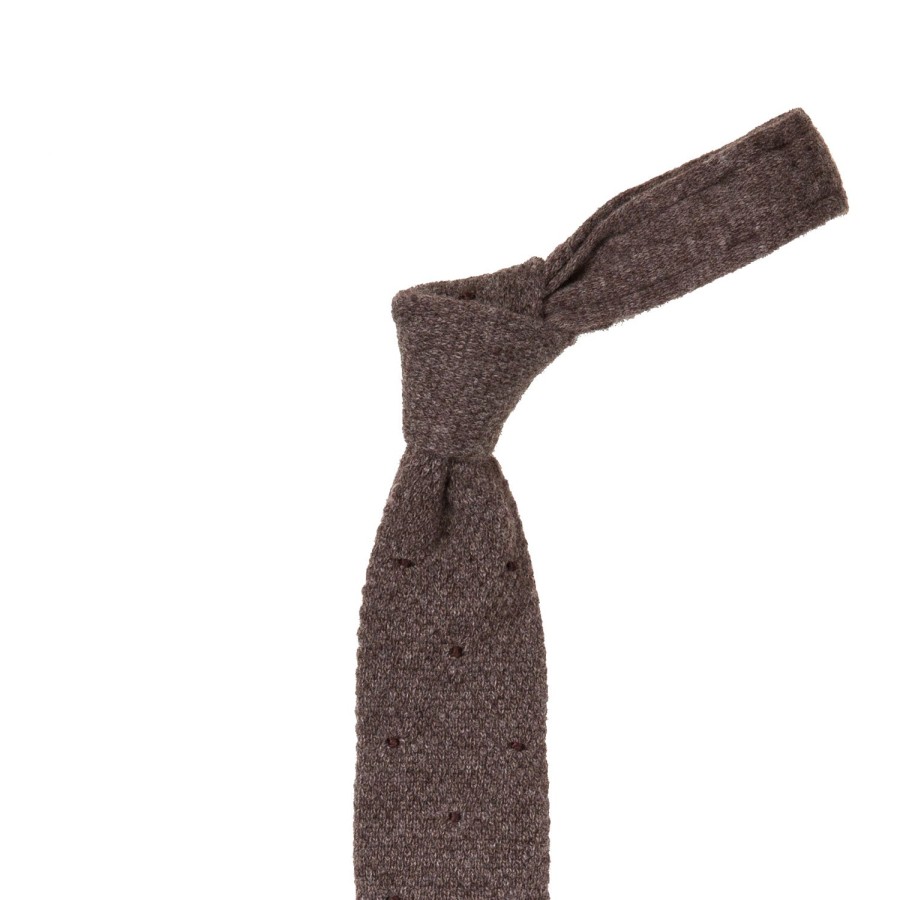 Ties | Petronius Exclusively For Michael Jondral: Petronius Knitted Tie "Punti Cuciti"