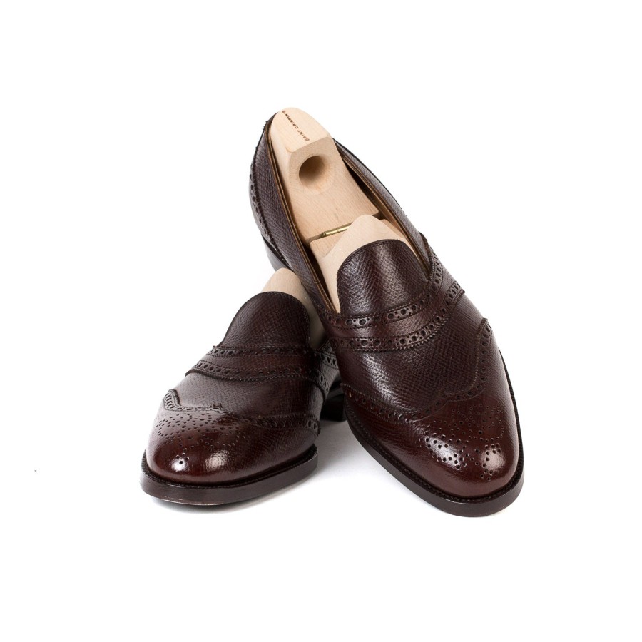 Mto | Saint Crispin's Loafer "Scotsman" Aus Dunkelbraunem Kalbsleder "Russian Calf" - Reine