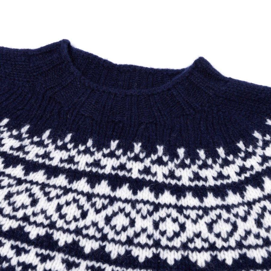 Knitwear | Glenugie Glenugie Exclusive X Mj: Pure Wool Sweater "St.Moritz Vintage Ski" - P