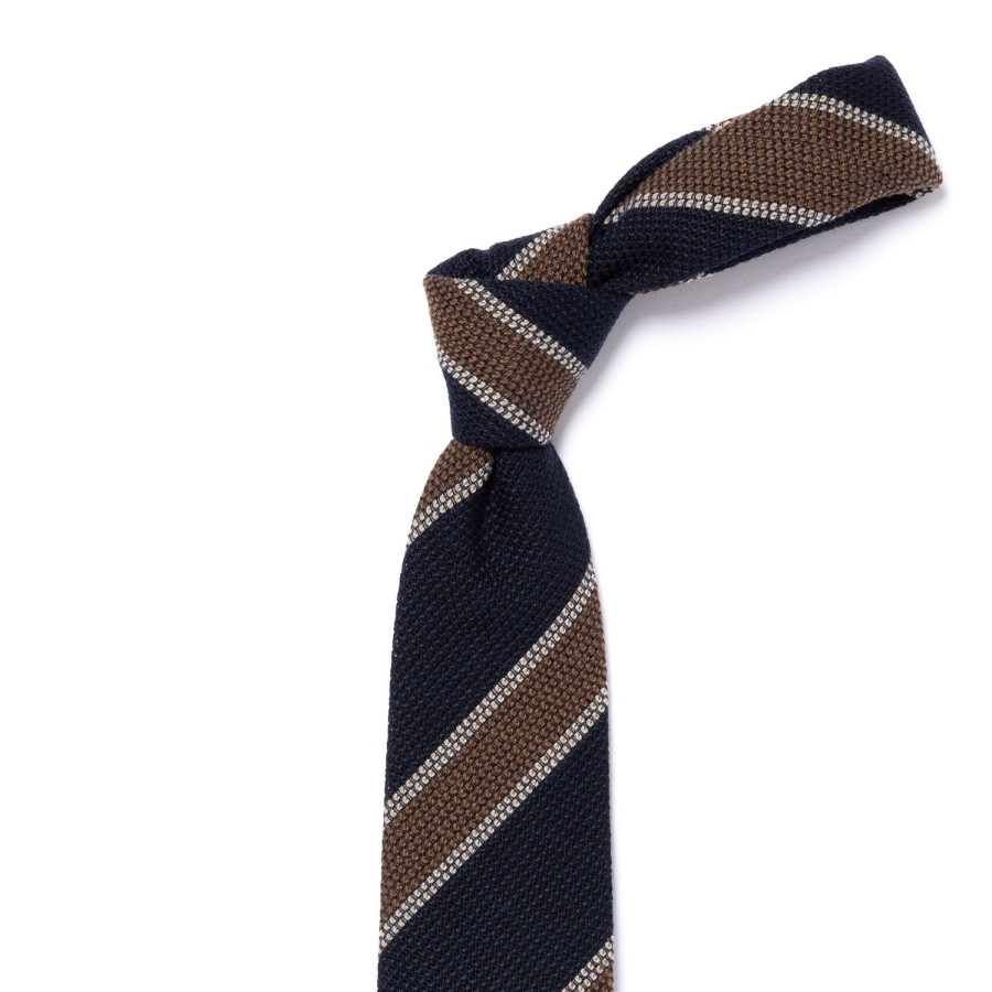 Ties | Cesare Attolini Ca Archivio Storico: Tie "Lusso In Garza" In Cashmere And Silk - Handr