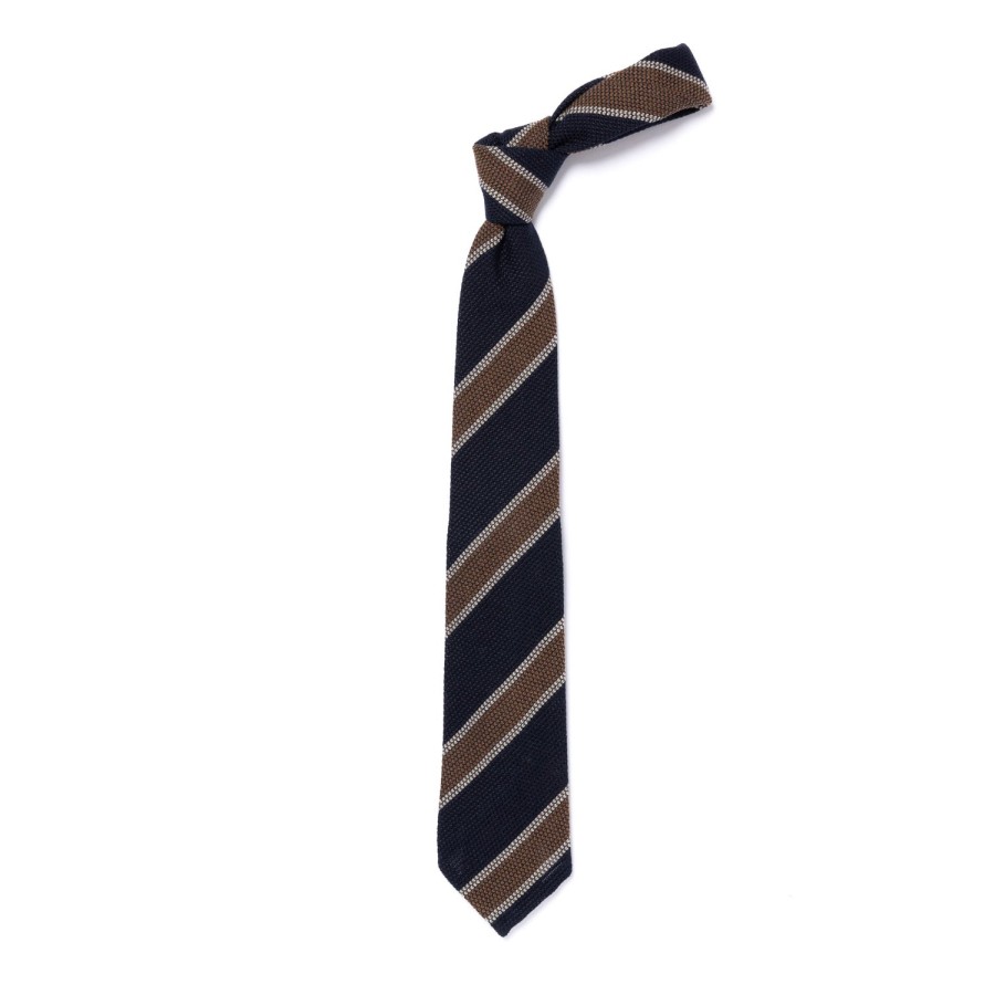 Ties | Cesare Attolini Ca Archivio Storico: Tie "Lusso In Garza" In Cashmere And Silk - Handr