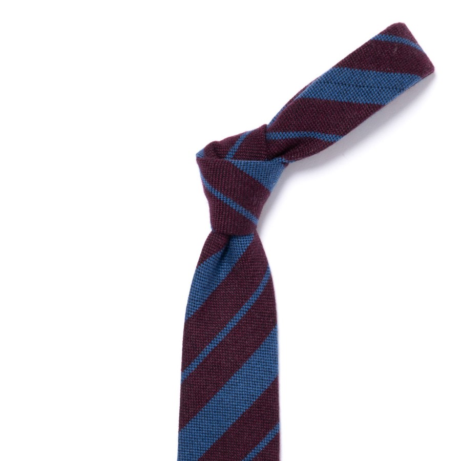 Ties | Cesare Attolini Limited Edition: Tie "Multipla Strisce" Of Pure Cashmere - Handrolled