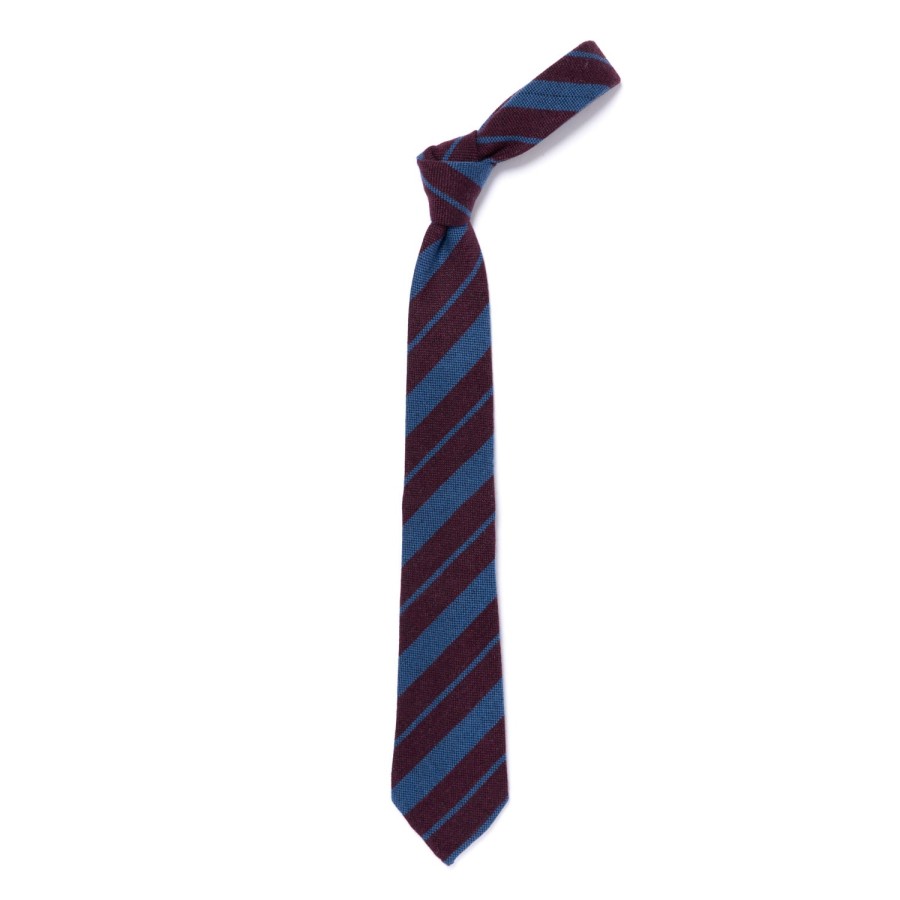 Ties | Cesare Attolini Limited Edition: Tie "Multipla Strisce" Of Pure Cashmere - Handrolled