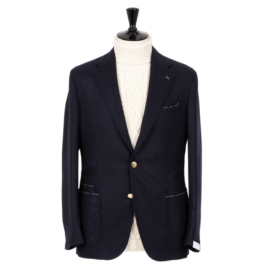 Suit & Jacket | De Petrillo Club Button Jacket Made Of Wool And Cashmere By Drago - Ha