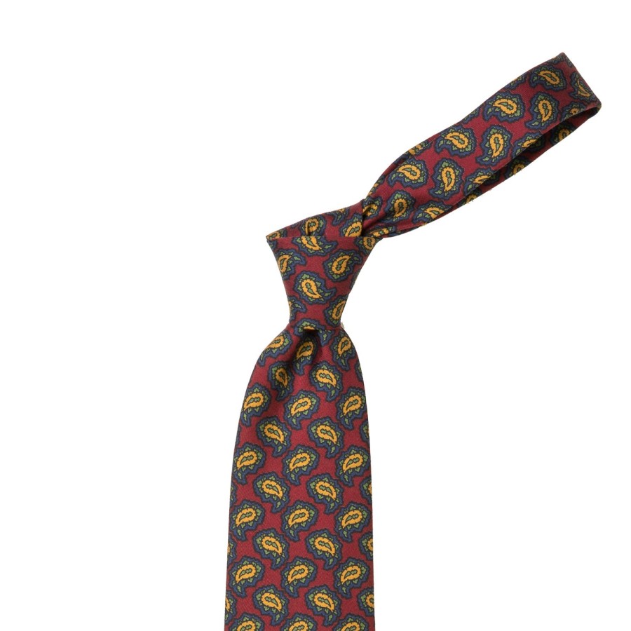 Ties | E. Marinella Limited Edition - Red Tie "Archivio 1931"