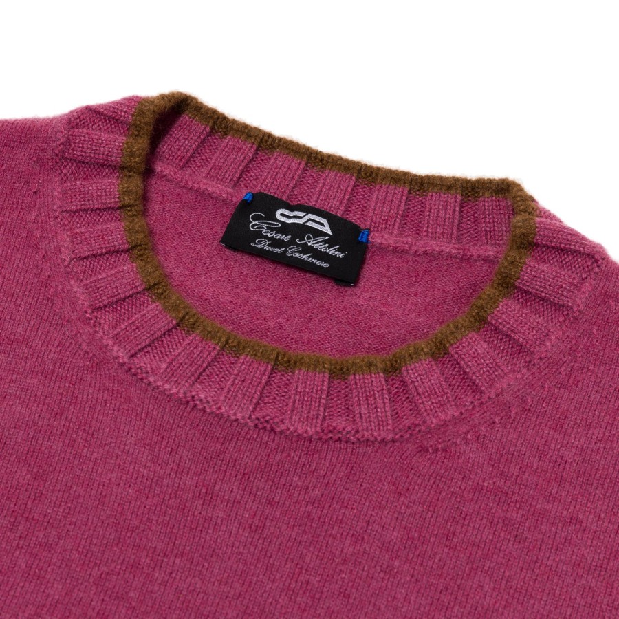 Knitwear | Cesare Attolini Bruneck Sweater Made Of Pure Duvet Cashmere