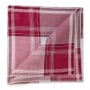 Taschentucher | Simonnot-Godard Burgundy Handkerchief "Arlequin" Made Of Pure Cotton