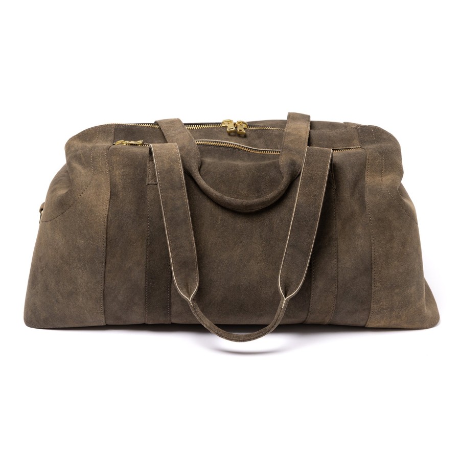 Bags | Thomas Riemer Wien Travel Bag "Velden" Brown Goatskin - Handmade