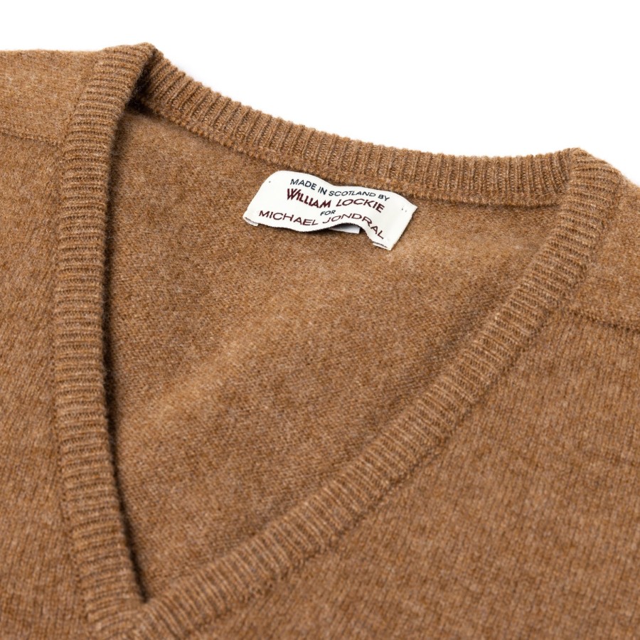 Knitwear | William Lockie Sweater "Leven Vee" Made Of Geloong Lambswool - 2 Ply