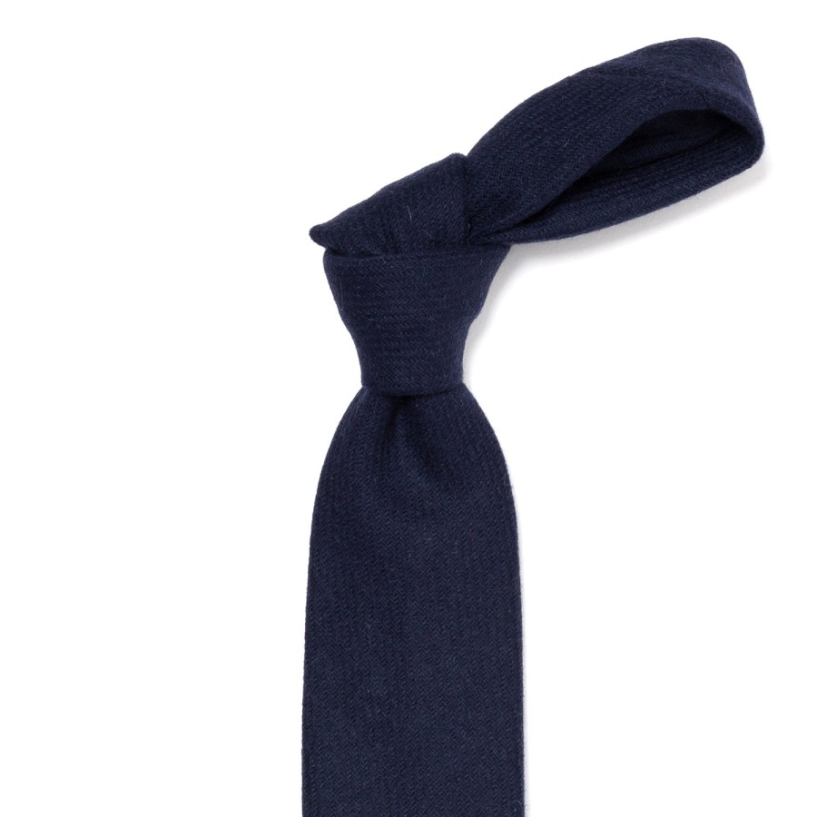 Ties | Petronius Exclusive For Michael Jondral: Tie "Vintage Tweed" Made Of Pure Wool -