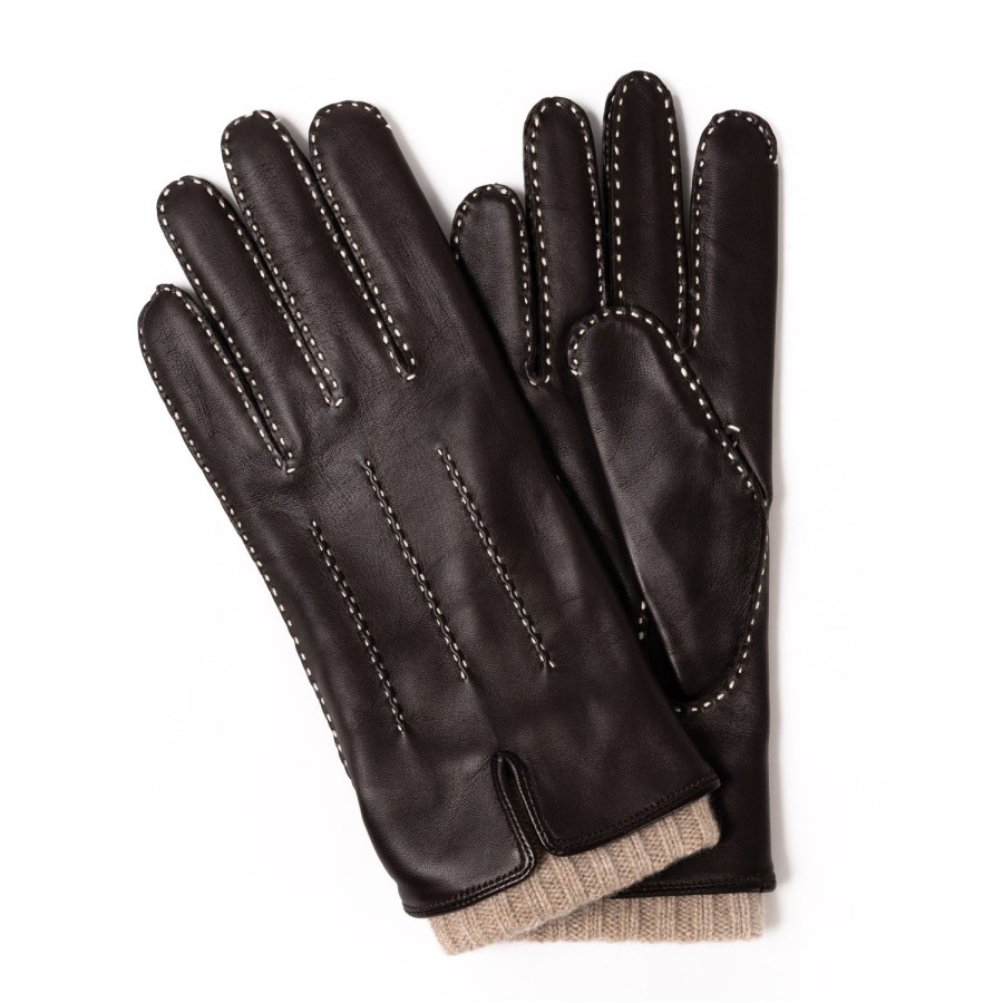 Gloves | Thomas Riemer Wien Glove "Innsbruck" Made Of Goatskin With Cashmere Lining - Hand Sewn