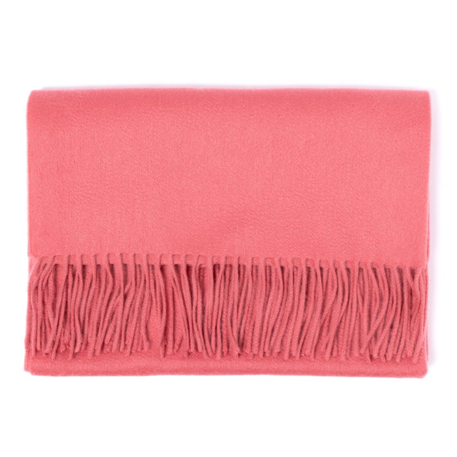 Scarfs | Joshua Ellis Joshua Ellis X Mj: Ripple Plain Stole Scarf In Pure Scottish Cashmere