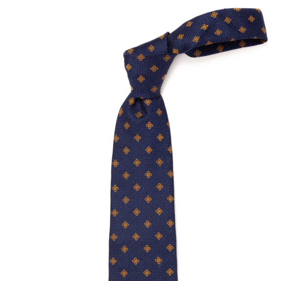 Ties | Cesare Attolini Ca Archivio Storico: Tie "Fiori Florentini" Pure Silk - Handrolled