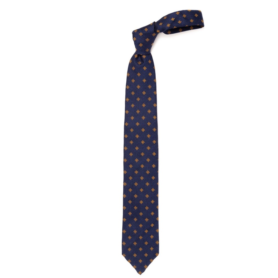 Ties | Cesare Attolini Ca Archivio Storico: Tie "Fiori Florentini" Pure Silk - Handrolled