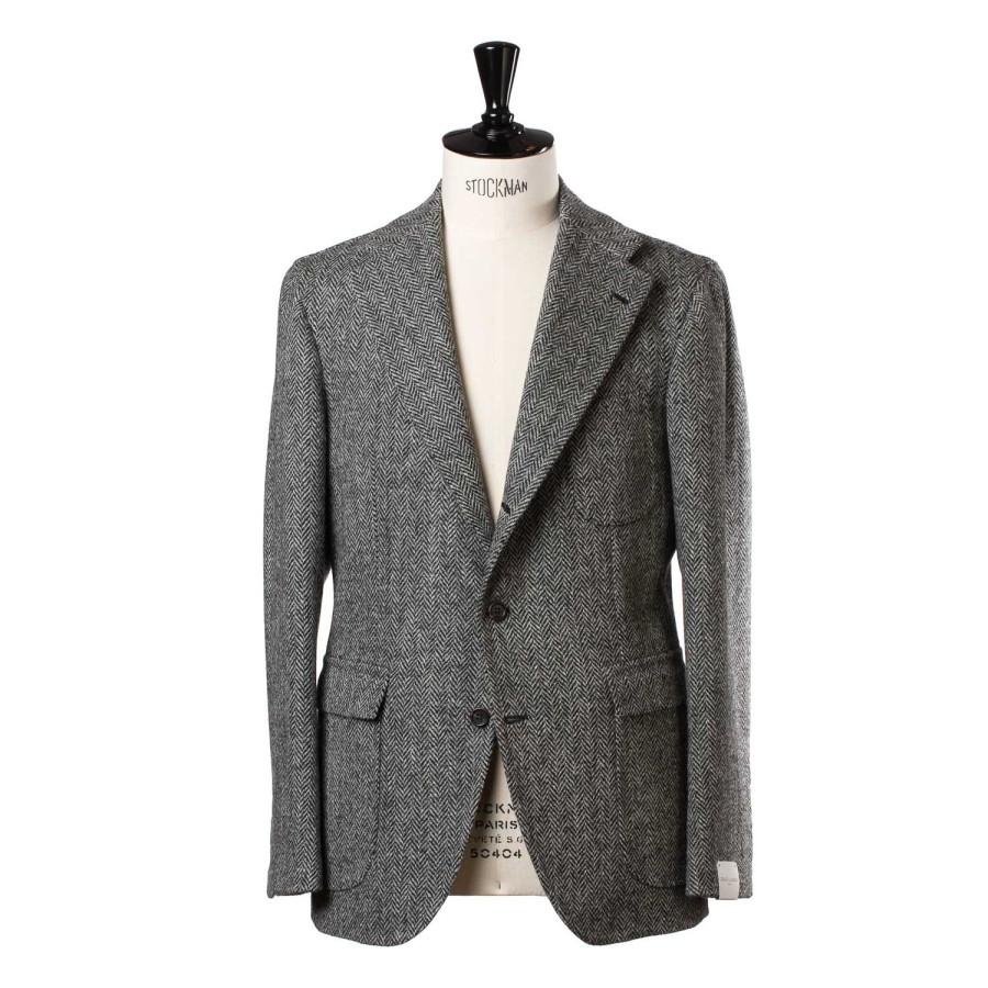 Suit & Jacket | Orazio Luciano Jacket "Cool King" Made Of Original Harris Tweed - Purely Handcrafted