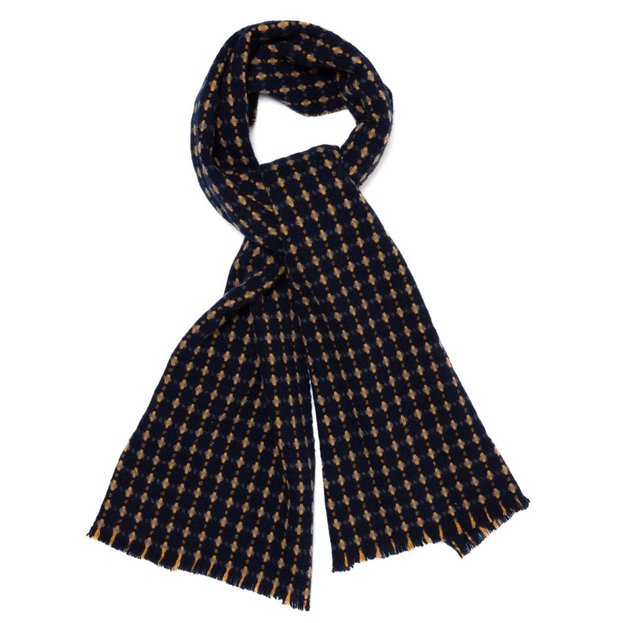 Scarfs | Fedeli Exclusively For Michael Jondral: "Open Jacquard" Scarf Made From Pure