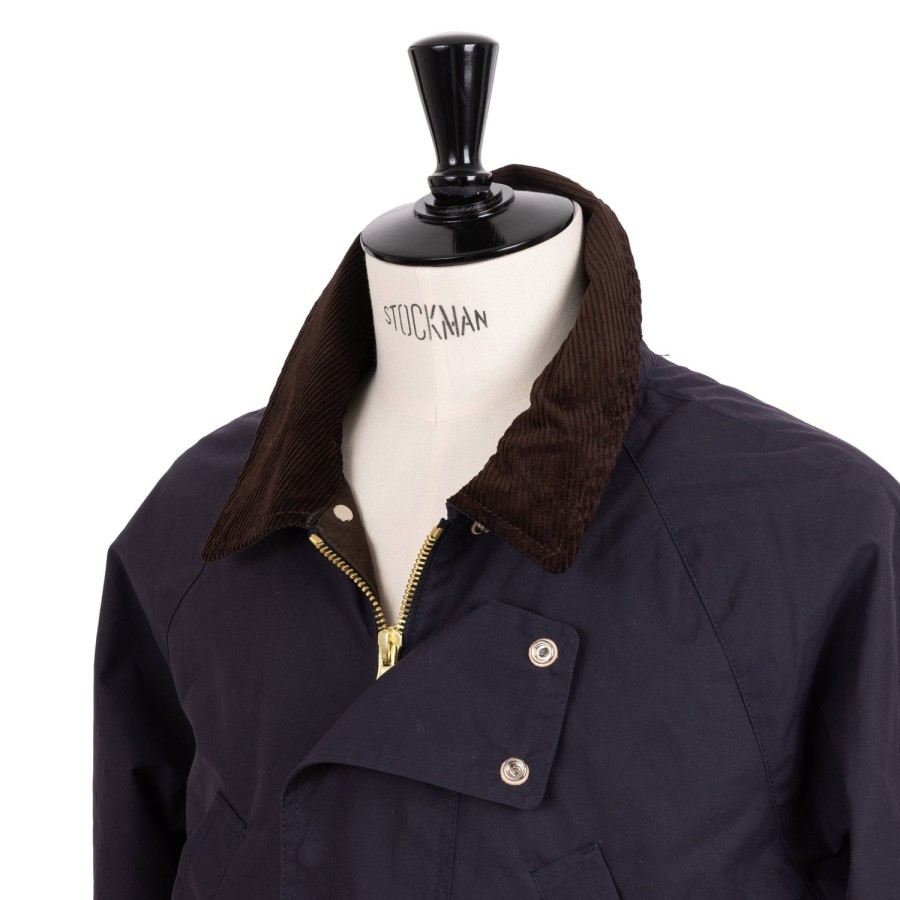 Jackets | Manifattura Ceccarelli Manifattura Ceccarelli X Mj - Waxed Cotton "Rain Caban" Jacket