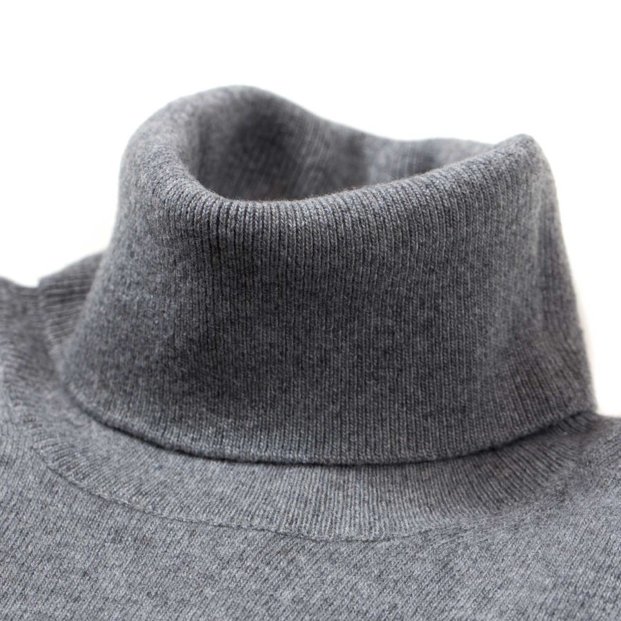 Knitwear | Brigatelli dal 1922 Turtleneck Jumper Made Of Merino Wool And Cashmere - 1 Ply Cashmere Bl