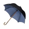 Umbrellas | Maglia Dark Blue Dotted Umbrella "Traveller" With Bamboo Handle