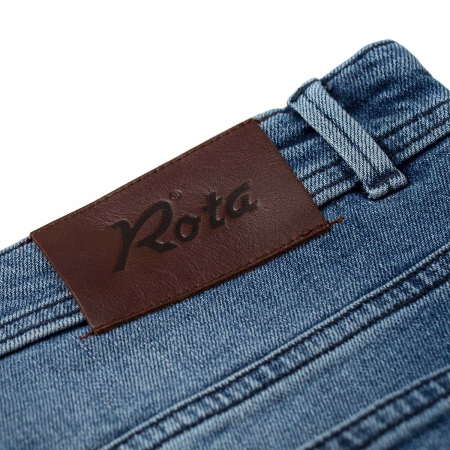 Denim | Rota Sport Exclusively For Michael Jondral: Luxurious 5-Pocket "Sun Bleached" Den