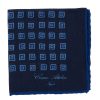 Handkerchiefs | Cesare Attolini Pure Wool Pocket Square "Medaglioni Incornicato