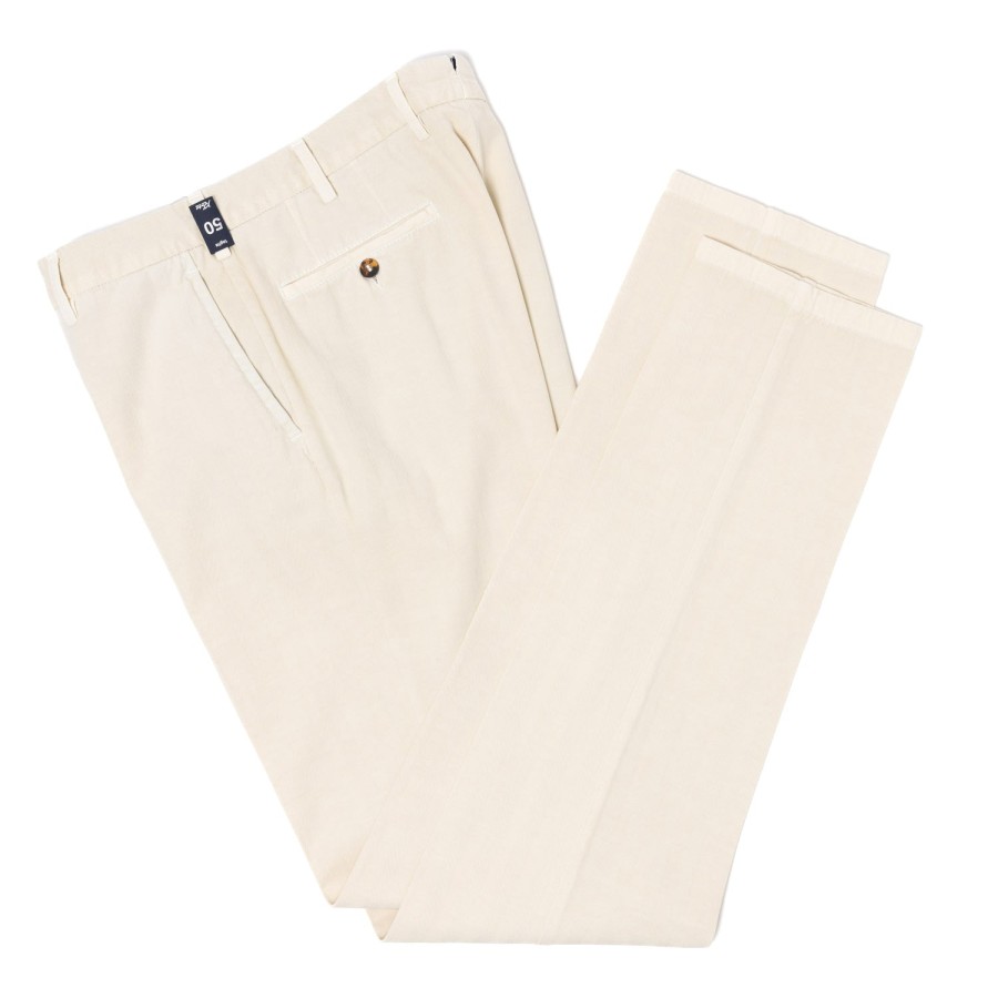 Trousers | Rota Sport Exclusive To Michael Jondral: Ivory Cotton & Cashmere "Luxury Chino" P