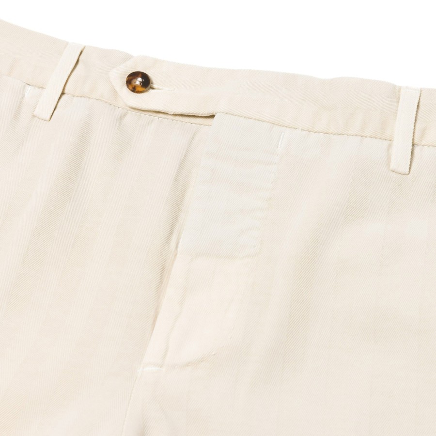 Trousers | Rota Sport Exclusive To Michael Jondral: Ivory Cotton & Cashmere "Luxury Chino" P