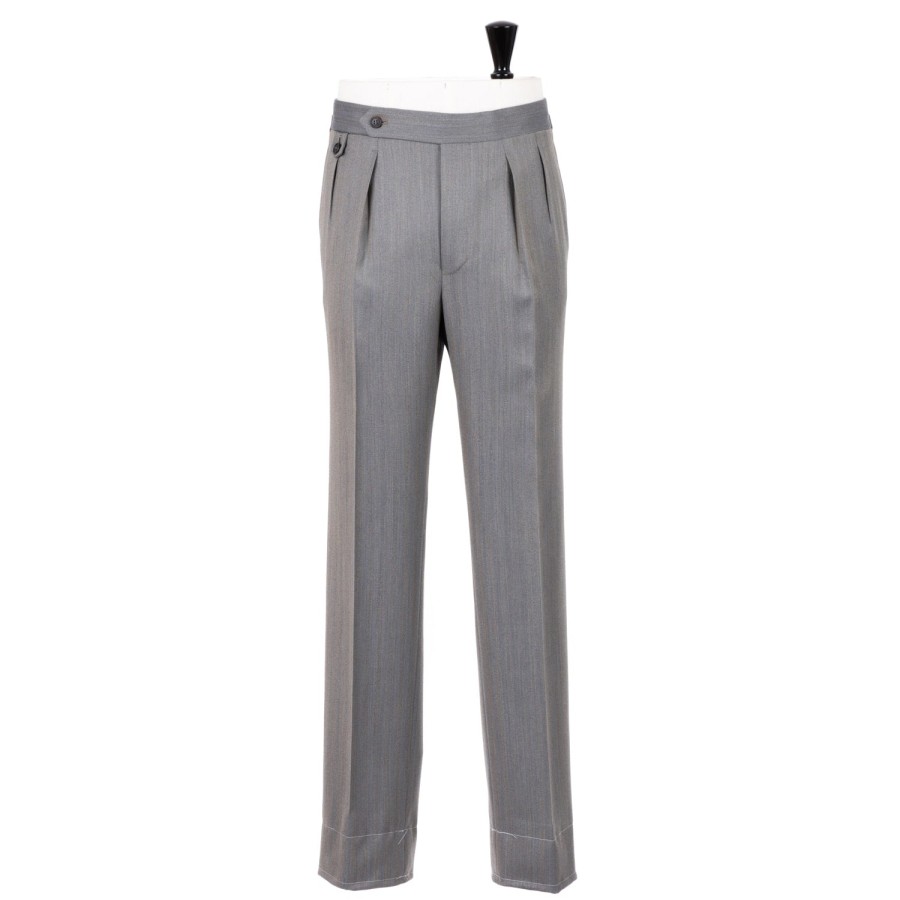 Trousers | Rota Sartorial Exclusive For Michael Jondral: Trousers "New York" With Two Pleats - R