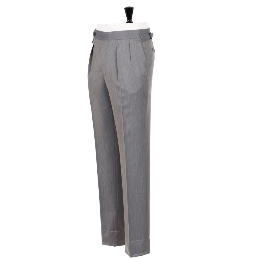 Trousers | Rota Sartorial Exclusive For Michael Jondral: Trousers "New York" With Two Pleats - R