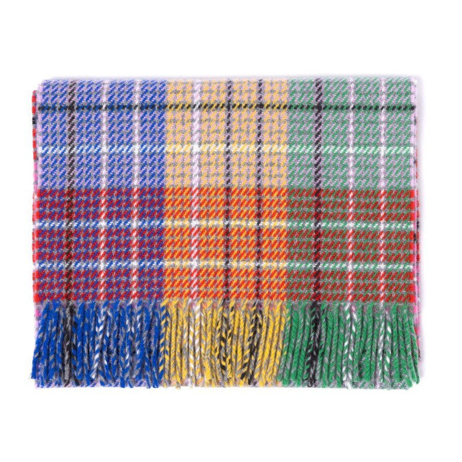 Scarfs | Joshua Ellis Joshua Ellis X Mj: Heritage Multicolor Check Pure Scottish Lambswool S