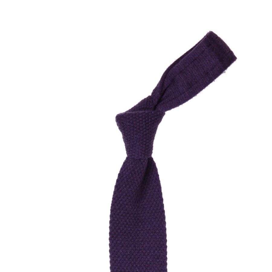 Ties | Petronius Exclusively For Michael Jondral: Petronius Knitted Tie "Crochet" Made