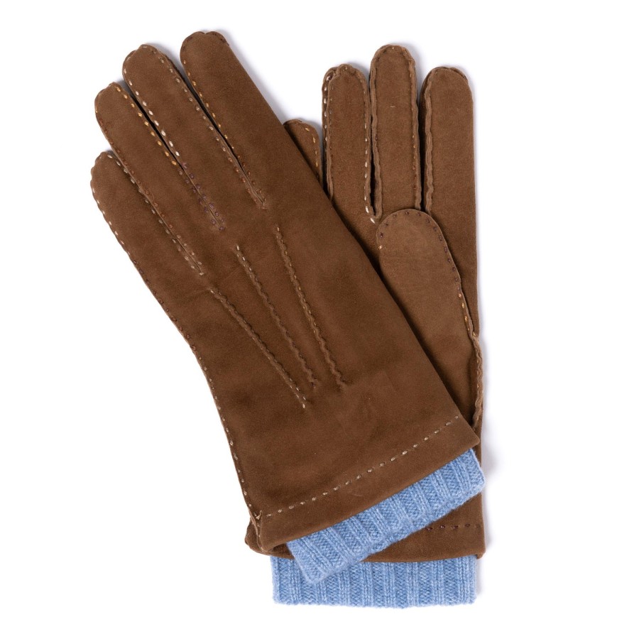 Gloves | Thomas Riemer Wien Handschuh "Bad Gastein" Aus Ziegenleder Mit Kaschmirfutter - Handgenah