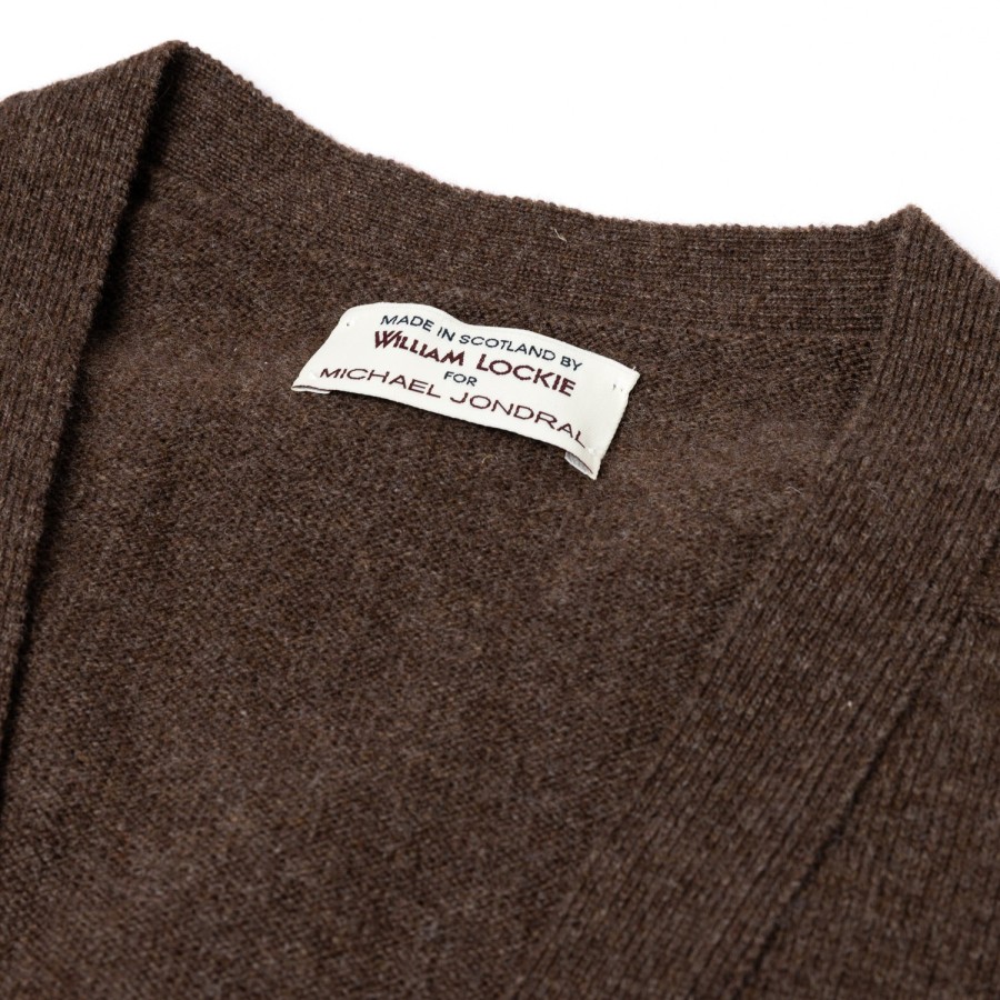 Knitwear | William Lockie Cardigan "Leven Cardigan" Made Of Geelong Lambswool - 2 Ply