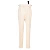 Trousers | Cesare Attolini Limited Edition: Ivory Pants "Cricket Storico" Made Of English Wool -