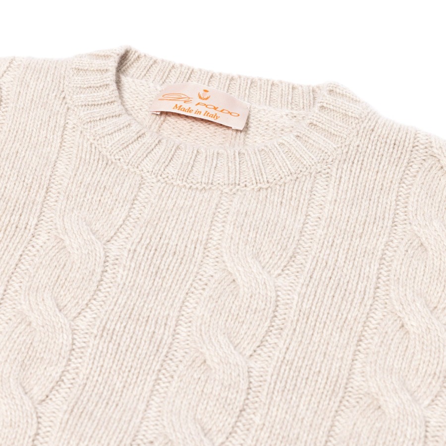 Knitwear | Di Poldo Sweater "Olimpico" In Pure Cariaggi Cashmere - Handmade