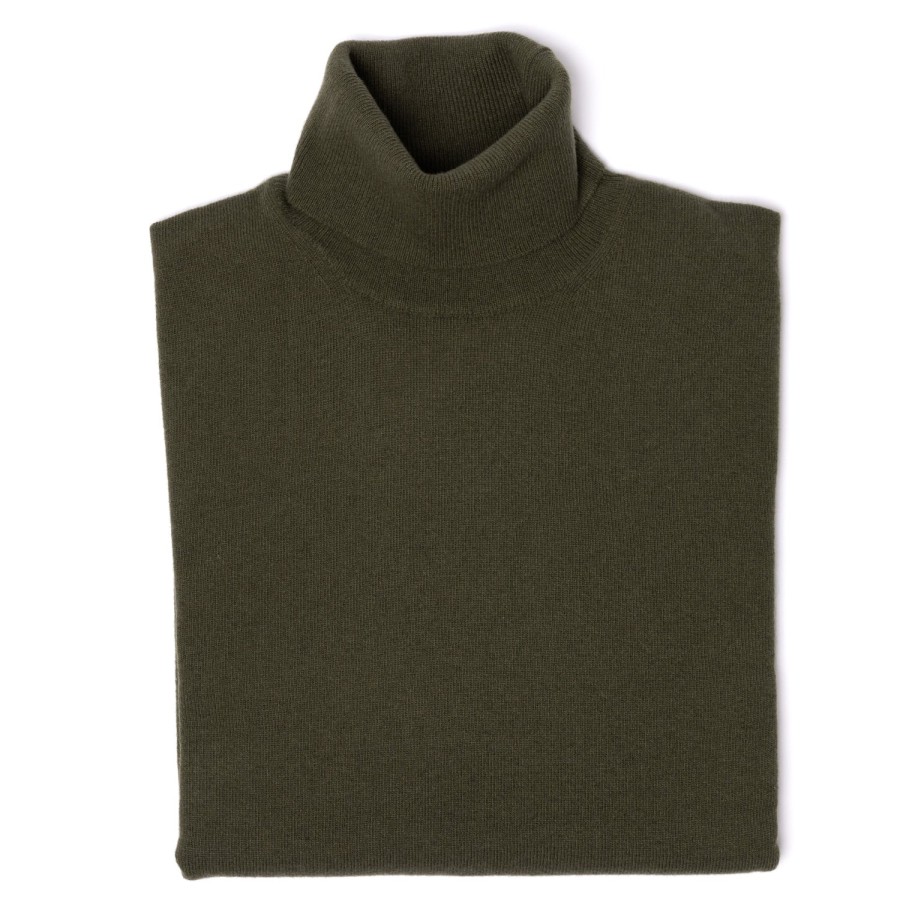 Knitwear | Brigatelli dal 1922 Merino Wool And Cashmere Turtleneck Sweater - 1 Ply Cashmere Blend