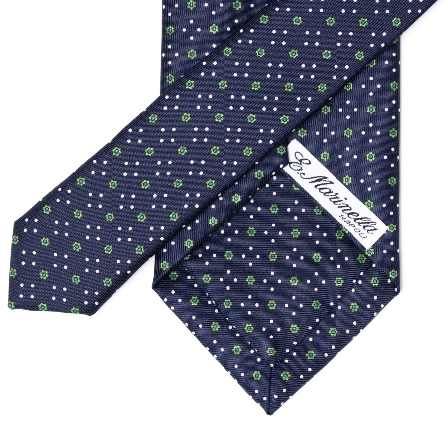 Ties | E. Marinella Mj Exclusive: Patterned Tie "Classico" Made Of Pure English Silk