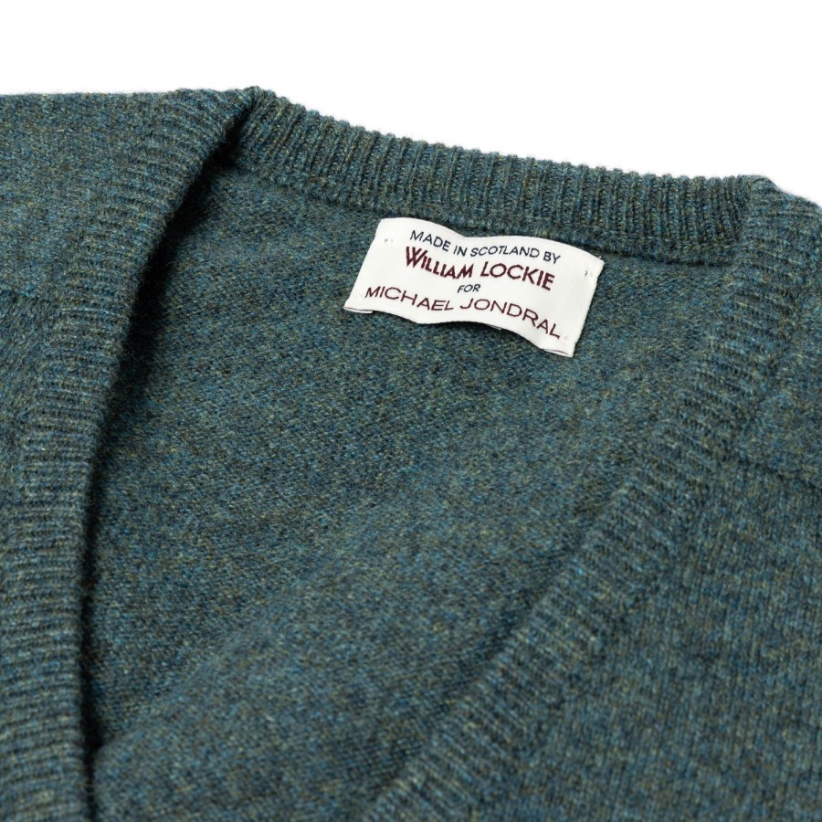 Knitwear | William Lockie Sweater "Leven Vee" Made Of Geloong Lambswool - 2 Ply