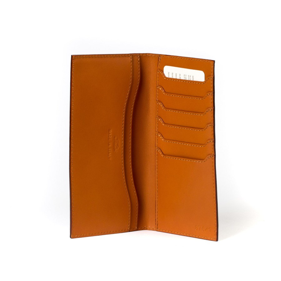 Small Leather Goods | Felisi Cognac-Colored Wallet Made Of Calfskin