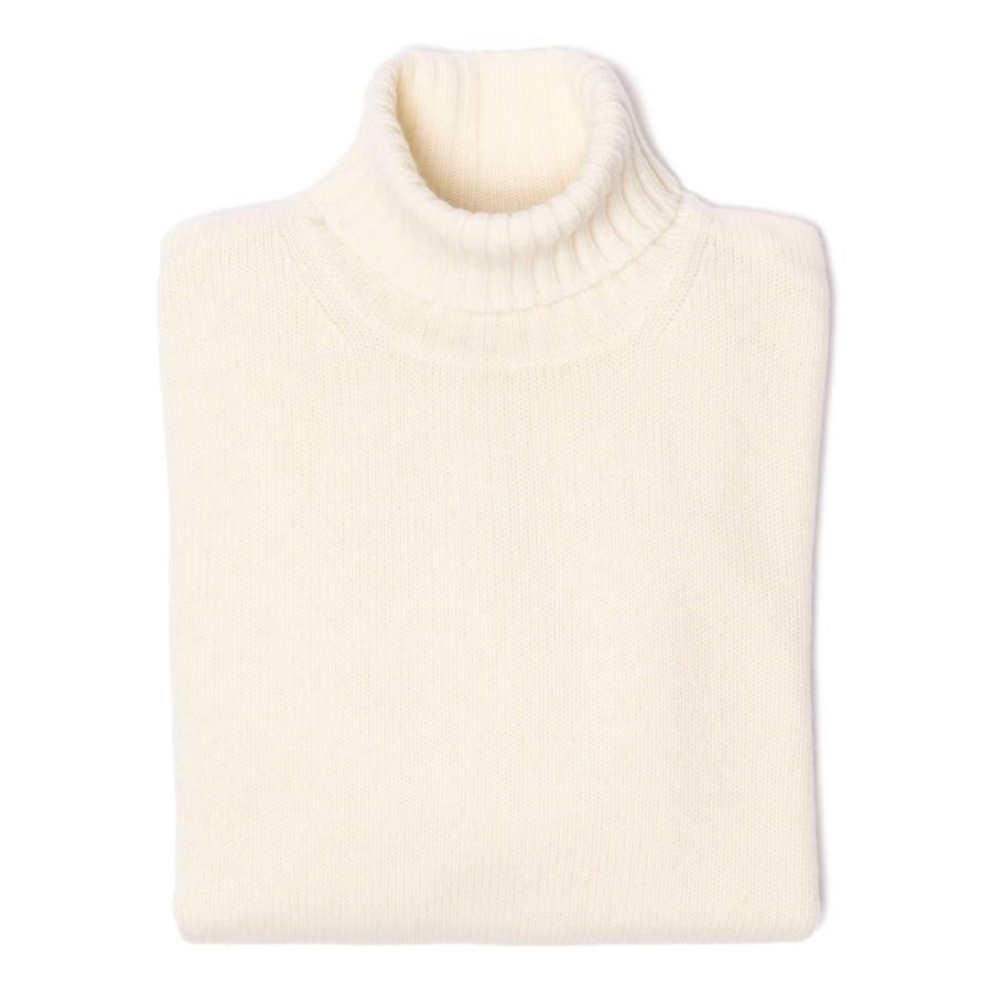 Knitwear | Brigatelli dal 1922 Merino Wool And Cashmere Turtleneck Sweater - 3 Ply Cashmere Blend