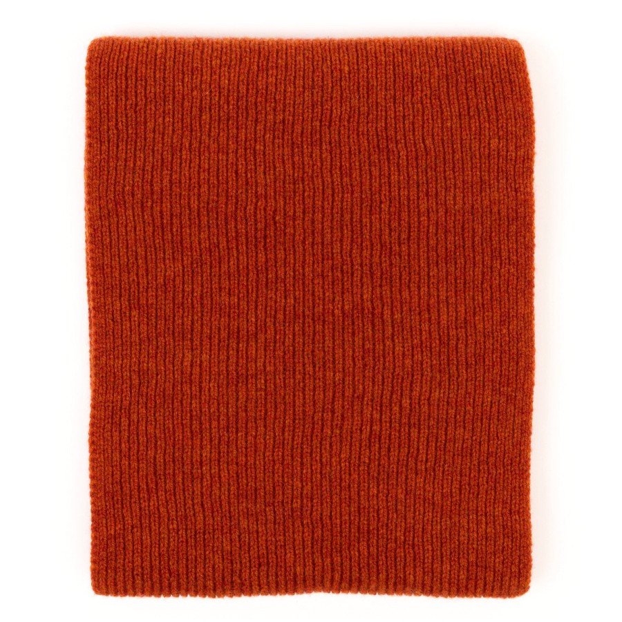 Scarfs | William Lockie Scarf "Ribbed Scarf" Made Of Pure Lambswool - 3 Ply