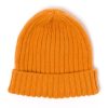 Hats | Fedeli Exclusive To Michael Jondral: Orange Knitted Hat In Pure Scottish Cash