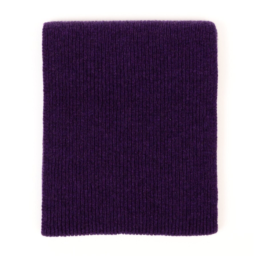 Scarfs | William Lockie Scarf "Ribbed Scarf" Made Of Pure Lambswool - 3 Ply