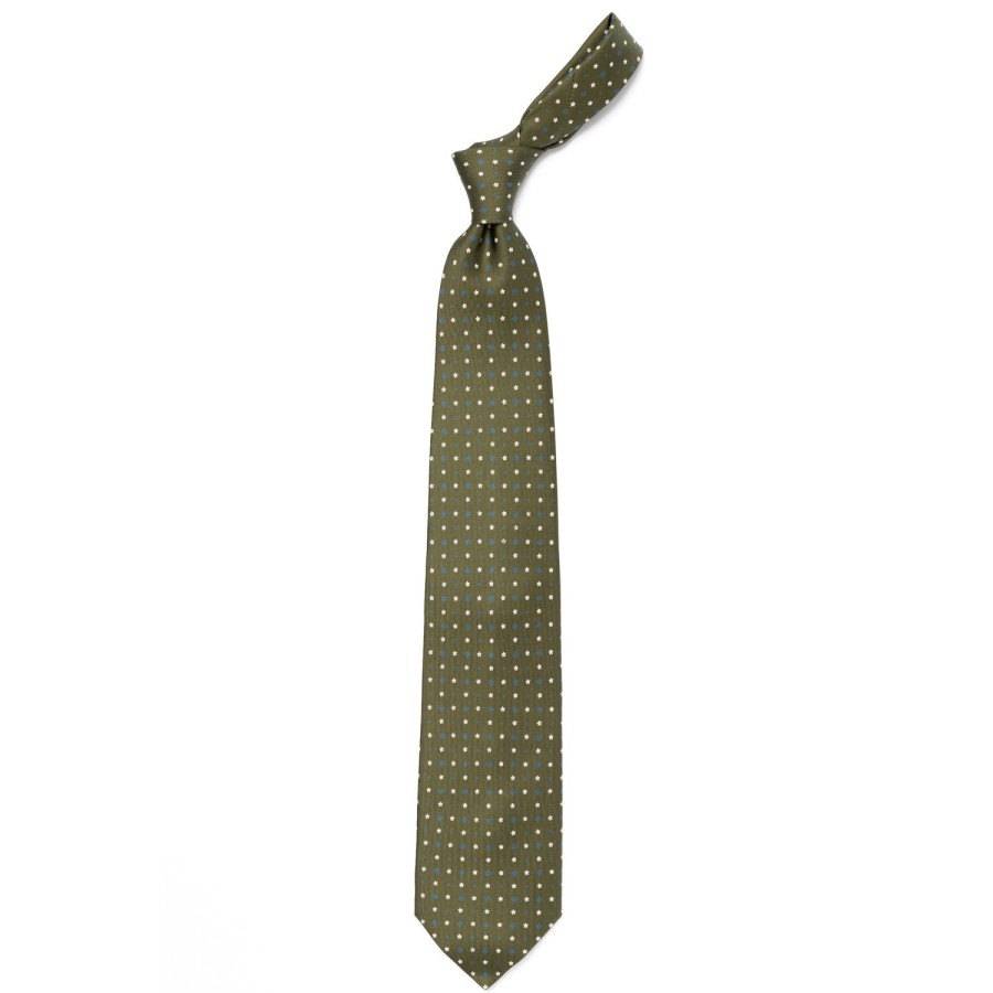 Ties | E. Marinella Mj Exclusive: Patterned Tie "Classico" Made Of Pure English Silk