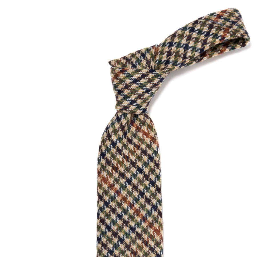 Ties | Petronius Exclusive For Michael Jondral: Tie "Vintage Tweed" Made Of Pure Wool -