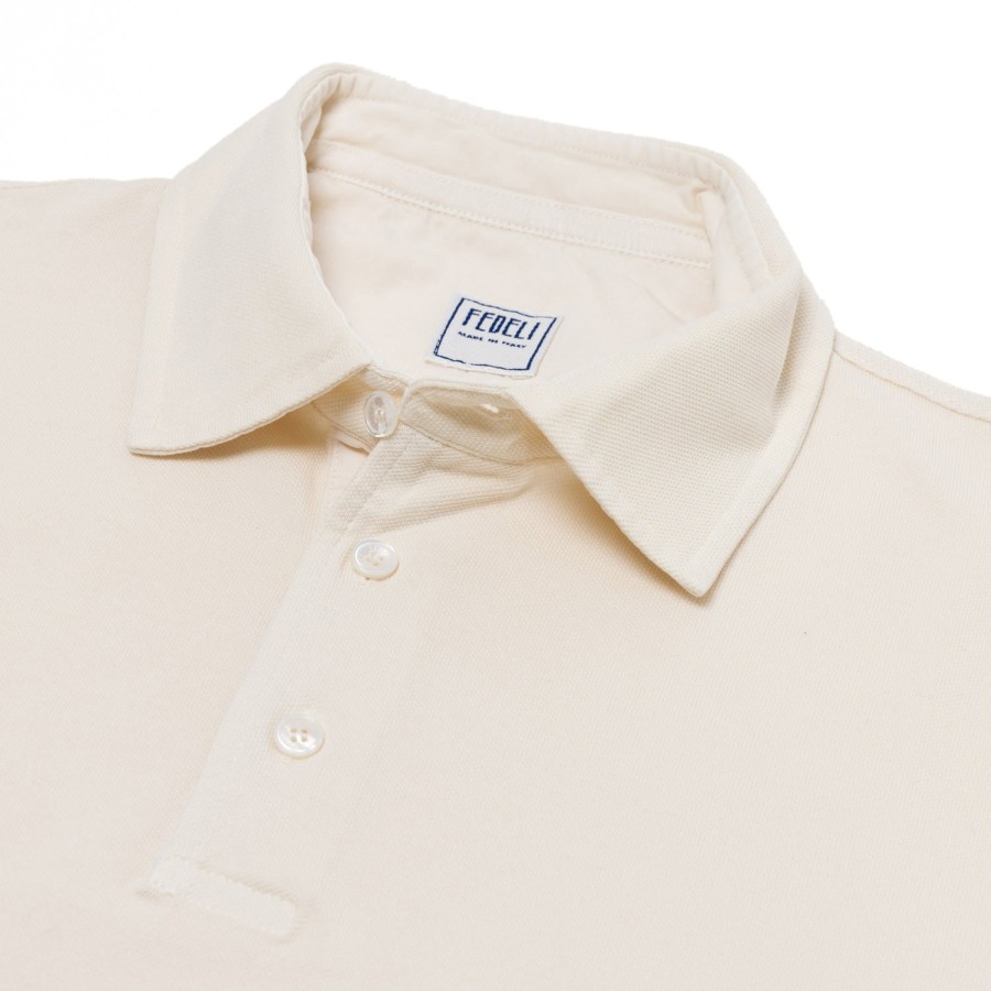 Polo Shirts Long Sleeve | fedeli Exclusive To Michael Jondral: "North" Long-Sleeve Polo In Pure Giza Co