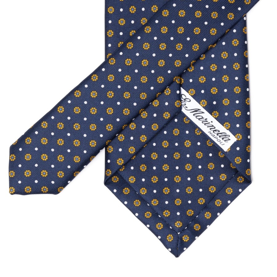 Ties | E. Marinella Mj Exclusive: Patterned Tie "Classico" Made Of Pure English Silk