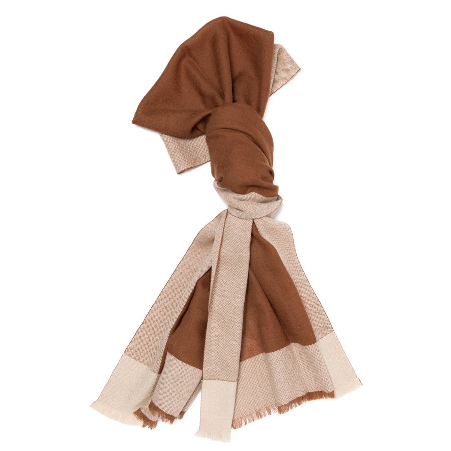 Scarfs | Cesare Attolini Scarf "Grande Quardo" Made Of Pure Cashmere - Handmade